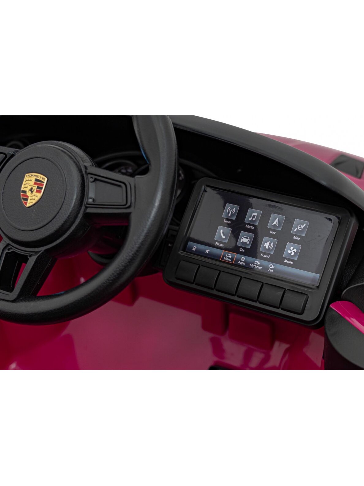 Porsche Spyder RS 718 Elektromobilis vaikams Rožinė 9 Porsche Spyder RS 718 Elektromobilis vaikams Rožinė 9