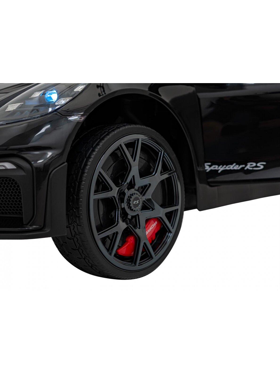 Porsche Spyder RS 718 Elektromobilis vaikamss dažymas juoda spalva 13 Porsche Spyder RS 718 Elektromobilis vaikamss dažymas juoda spalva 13