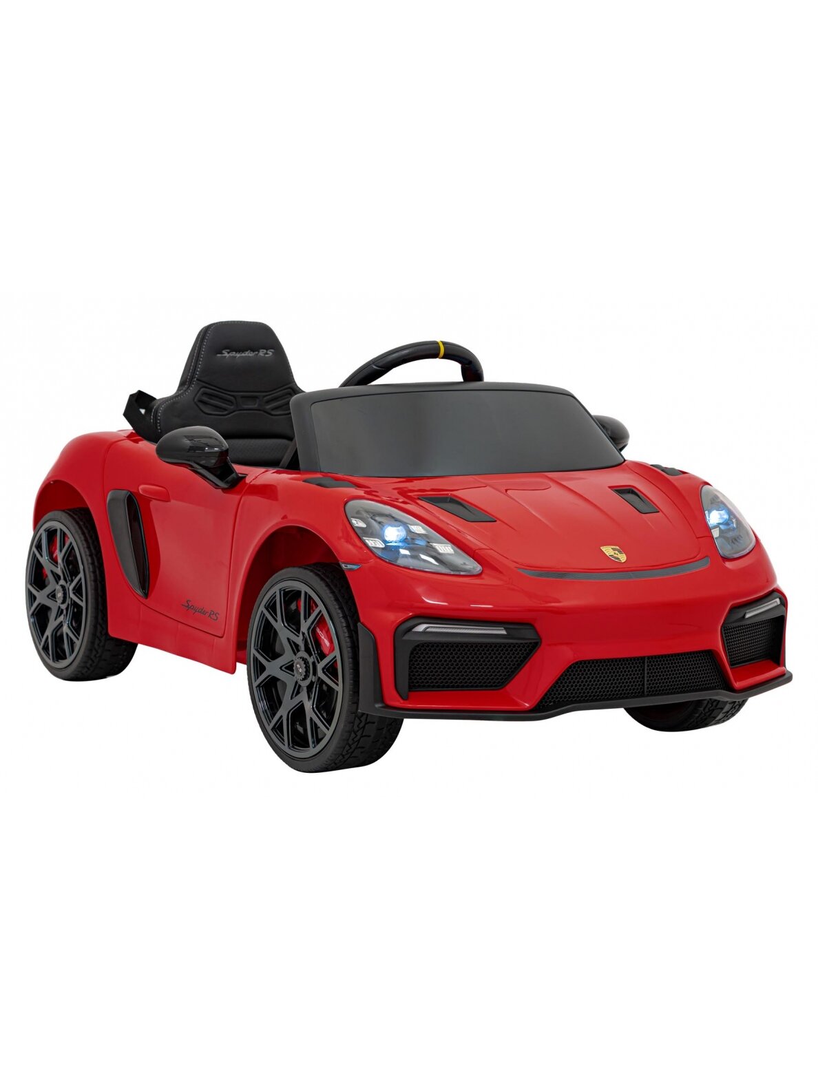 Porsche Spyder RS 718 Elektromobilis vaikamss dažymas Raudona spalva 1 Porsche Spyder RS 718 Elektromobilis vaikamss dažymas Raudona spalva 1