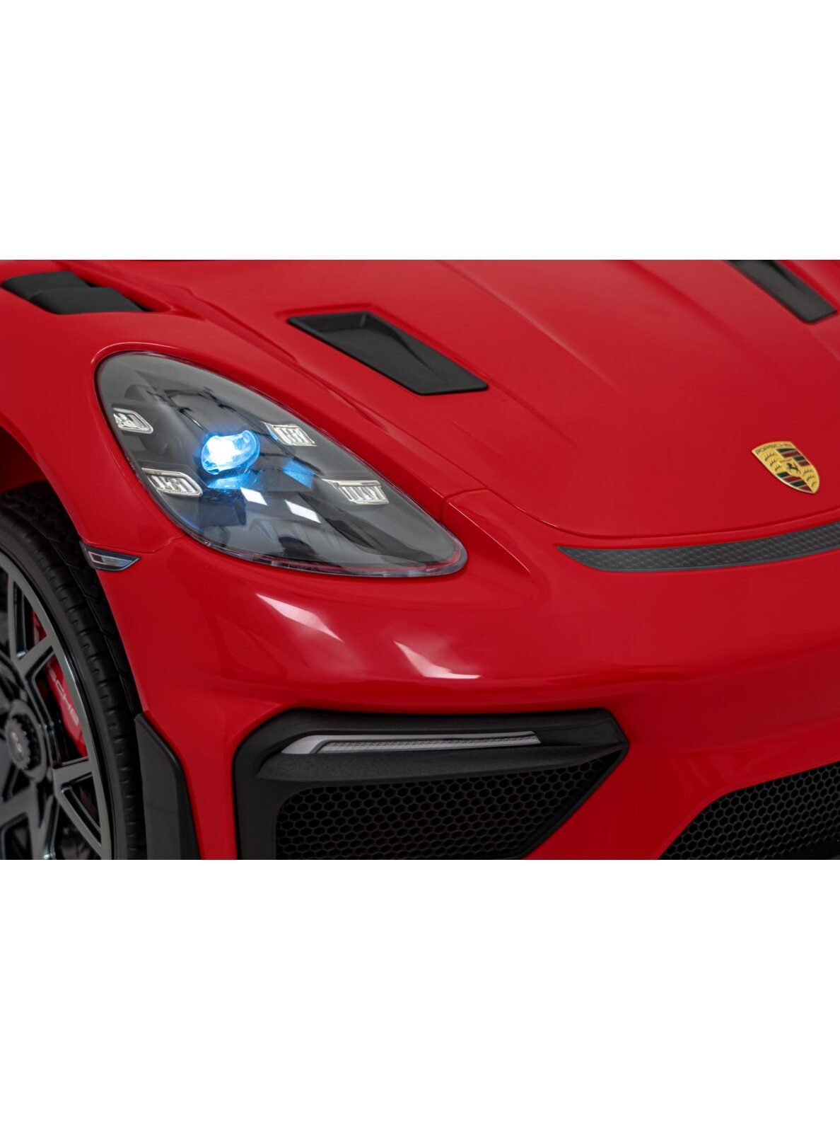 Porsche Spyder RS 718 Elektromobilis vaikamss dažymas Raudona spalva 14 Porsche Spyder RS 718 Elektromobilis vaikamss dažymas Raudona spalva 14