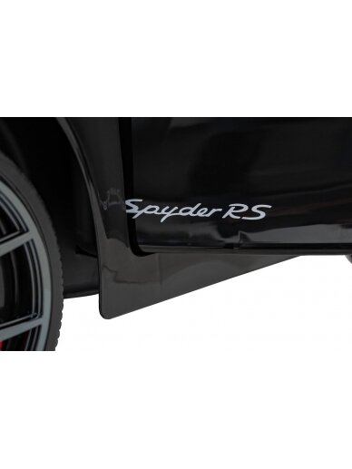 Porsche Spyder RS 718 Elektromobilis vaikams Juoda 14 Porsche Spyder RS 718 Elektromobilis vaikams Juoda 14