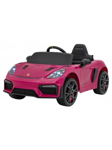 Porsche Spyder RS 718 Elektromobilis vaikams Rožinė 2 Porsche Spyder RS 718 Elektromobilis vaikams Rožinė 2