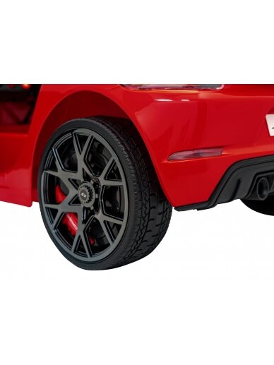 Porsche Spyder RS 718 Elektromobilis vaikamss dažymas Raudona spalva 16