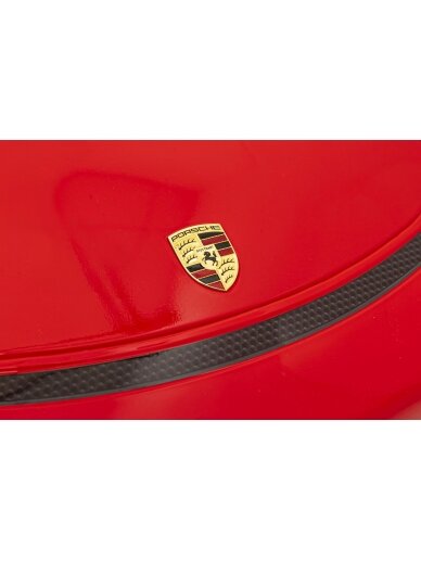 Porsche Spyder RS 718 Elektromobilis vaikamss dažymas Raudona spalva 19