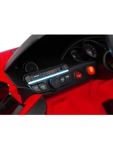 Porsche Spyder RS 718 Elektromobilis vaikamss dažymas Raudona spalva 9 Porsche Spyder RS 718 Elektromobilis vaikamss dažymas Raudona spalva 9
