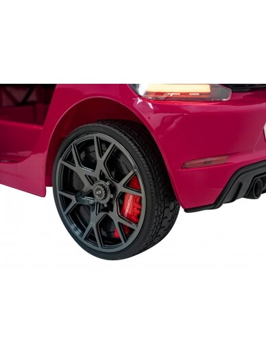 "Porsche Spyder RS 718" Elektromobilis vaikamss dažymas rožine spalva 13 "Porsche Spyder RS 718" Elektromobilis vaikamss dažymas rožine spalva 13