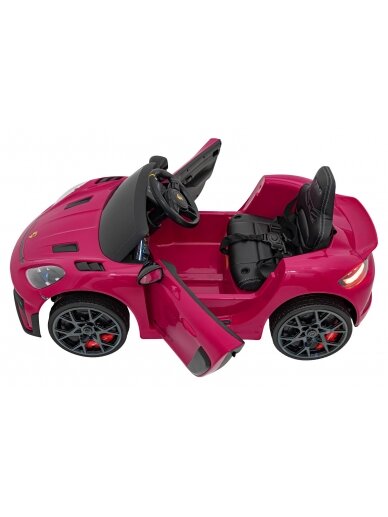 "Porsche Spyder RS 718" Elektromobilis vaikamss dažymas rožine spalva 16 "Porsche Spyder RS 718" Elektromobilis vaikamss dažymas rožine spalva 16