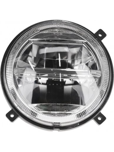 Priekiniai žibintai LED, 22/21W, apvalūs, 9-36V, Ø140mm, tolimosios/trumposios šviesos, H4 jungtis, pora, Kramp 6