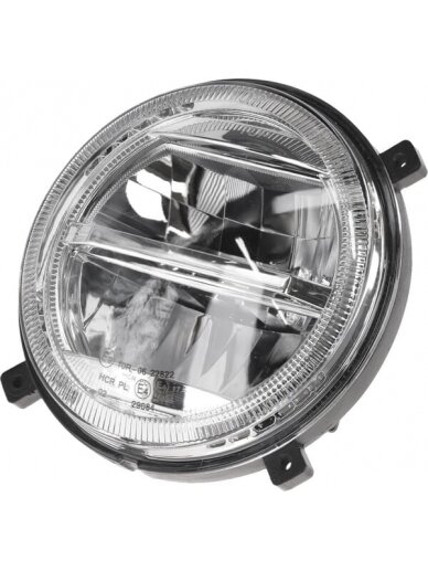 Priekiniai žibintai LED, 22/21W, apvalūs, 9-36V, Ø140mm, tolimosios/trumposios šviesos, H4 jungtis, pora, Kramp 8 Priekiniai žibintai LED, 22/21W, apvalūs, 9-36V, Ø140mm, tolimosios/trumposios šviesos, H4 jungtis, pora, Kramp 8