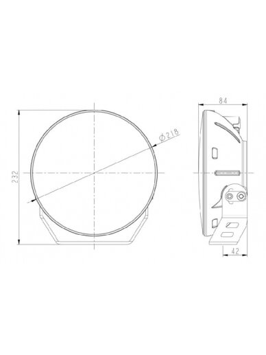 Priekinis LED žibintas, 120 W, apvalus, 9-36 V, Ø218 mm, dienos šviesos, dvigubas stovėjimo šviesų žibintas, Kramp 4 Priekinis LED žibintas, 120 W, apvalus, 9-36 V, Ø218 mm, dienos šviesos, dvigubas stovėjimo šviesų žibintas, Kramp 4