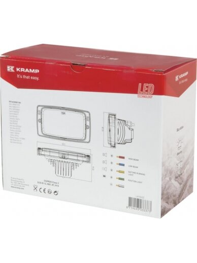 Priekinis LED žibintas, 24/22W, Kramp 2 Priekinis LED žibintas, 24/22W, Kramp 2