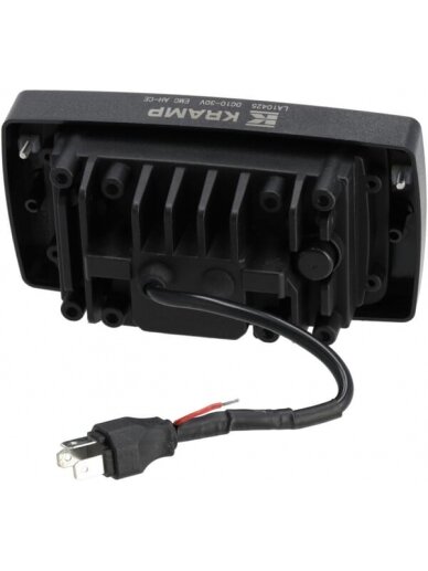 Priekinis LED žibintas, 40/22W, stačiakampis, 10-30V, 185x102x82, tolimosios/mažosios šviesos, gabaritinės šviesos, H4 jungtis, Kramp 1 Priekinis LED žibintas, 40/22W, stačiakampis, 10-30V, 185x102x82, tolimosios/mažosios šviesos, gabaritinės šviesos, H4 jungtis, Kramp 1