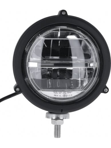 Priekinis LED žibintas, apvalus, 10-30 V, tvirtinamas varžtais, Ø 150 mm, Kramp 1