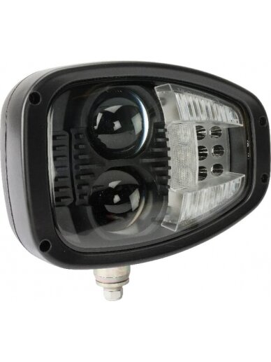 Priekinis LED žibintas, LH heavy duty, 22/32W, stačiakampis, 12-24V, 240x127x164mm, Deutsch 6 kontaktų, šildomas, tolimosios/mažosios šviesos, Kramp Priekinis LED žibintas, LH heavy duty, 22/32W, stačiakampis, 12-24V, 240x127x164mm, Deutsch 6 kontaktų, šildomas, tolimosios/mažosios šviesos, Kramp