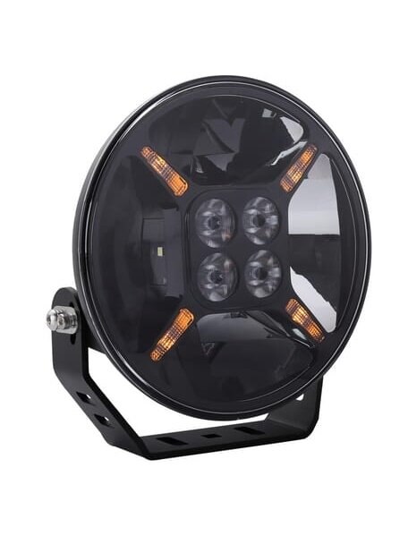 Priekinis LED žibintas, 120 W, apvalus, 9-36 V, Ø218 mm, dienos šviesos, dvigubas stovėjimo šviesų žibintas, Kramp 1