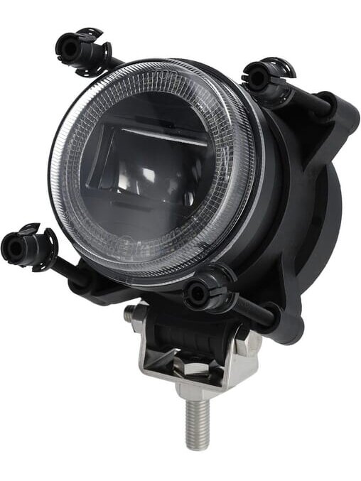 Priekinis LED žibintas, 28/18W, apvalus, 10-30V, Ø90mm, tolimosios šviesos, posūkio rodiklis, H9 jungtis, Kramp