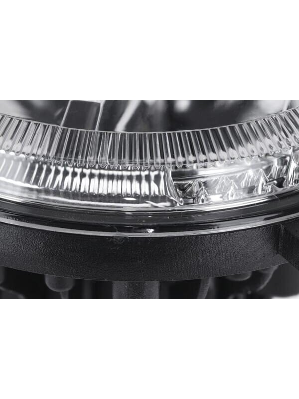 Priekiniai žibintai LED, 22/21W, apvalūs, 9-36V, Ø140mm, tolimosios/trumposios šviesos, H4 jungtis, pora, Kramp 10