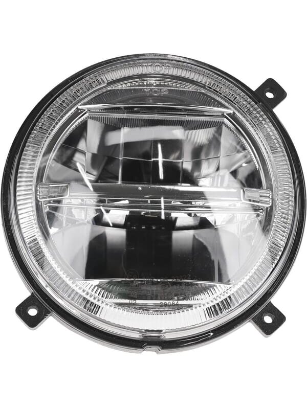 Priekiniai žibintai LED, 22/21W, apvalūs, 9-36V, Ø140mm, tolimosios/trumposios šviesos, H4 jungtis, pora, Kramp 6