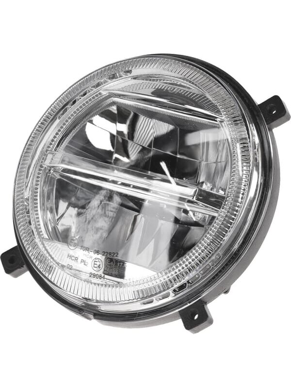 Priekiniai žibintai LED, 22/21W, apvalūs, 9-36V, Ø140mm, tolimosios/trumposios šviesos, H4 jungtis, pora, Kramp 8