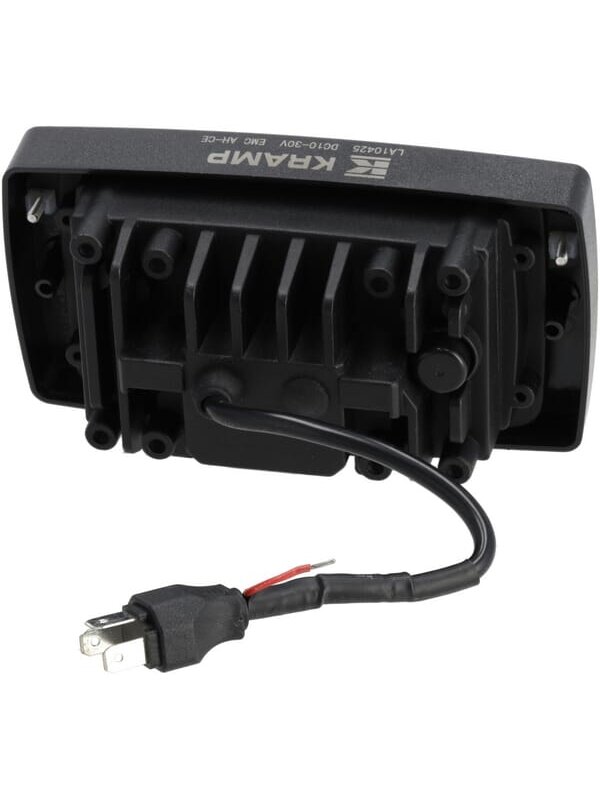Priekinis LED žibintas, 40/22W, stačiakampis, 10-30V, 185x102x82, tolimosios/mažosios šviesos, gabaritinės šviesos, H4 jungtis, Kramp 1