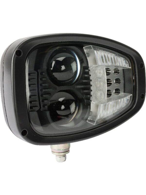 Priekinis LED žibintas, LH heavy duty, 22/32W, stačiakampis, 12-24V, 240x127x164mm, Deutsch 6 kontaktų, šildomas, tolimosios/mažosios šviesos, Kramp Priekinis LED žibintas, LH heavy duty, 22/32W, stačiakampis, 12-24V, 240x127x164mm, Deutsch 6 kontaktų, šildomas, tolimosios/mažosios šviesos, Kramp