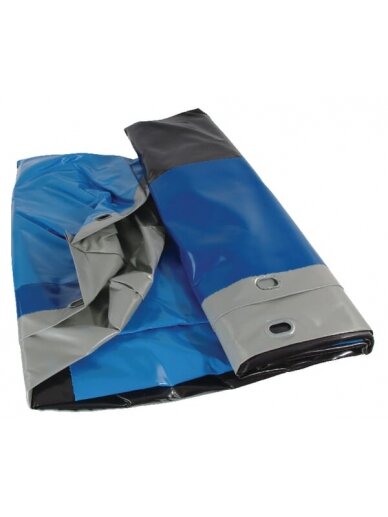 PVC brezentas su užlaida PVC brezentas su užlaida