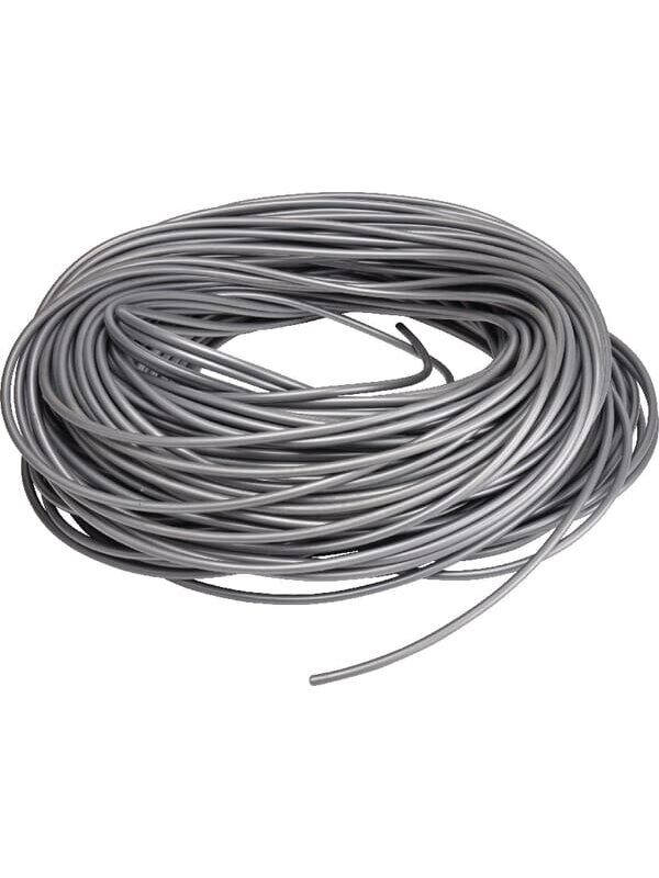 PVC kabelis 6 mm sidabro spalvos PVC kabelis 6 mm sidabro spalvos
