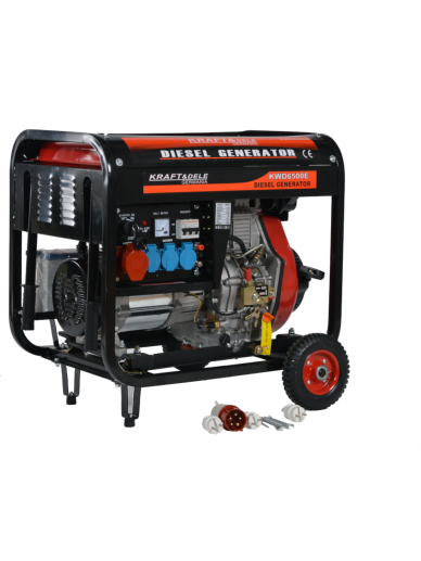RAFT&DELE KD120 trifazis elektros generatorius 6,5 kW, 12/230/380 V RAFT&DELE KD120 trifazis elektros generatorius 6,5 kW, 12/230/380 V