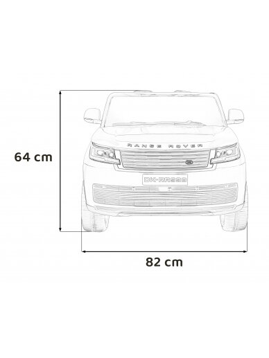 "Range Rover" visureigio liftas Raudona 18 "Range Rover" visureigio liftas Raudona 18