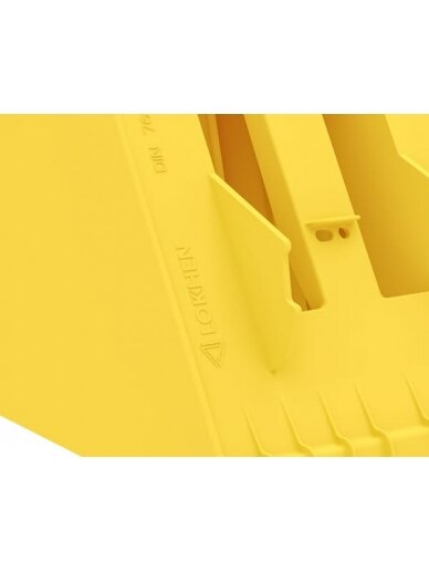 Ratų atrama Crowny® 53, geltona, homologuota, termoplastinė 2 Ratų atrama Crowny® 53, geltona, homologuota, termoplastinė 2