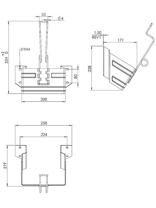 Ratų laikiklis Begin®, skirtas E53 / didelis 2