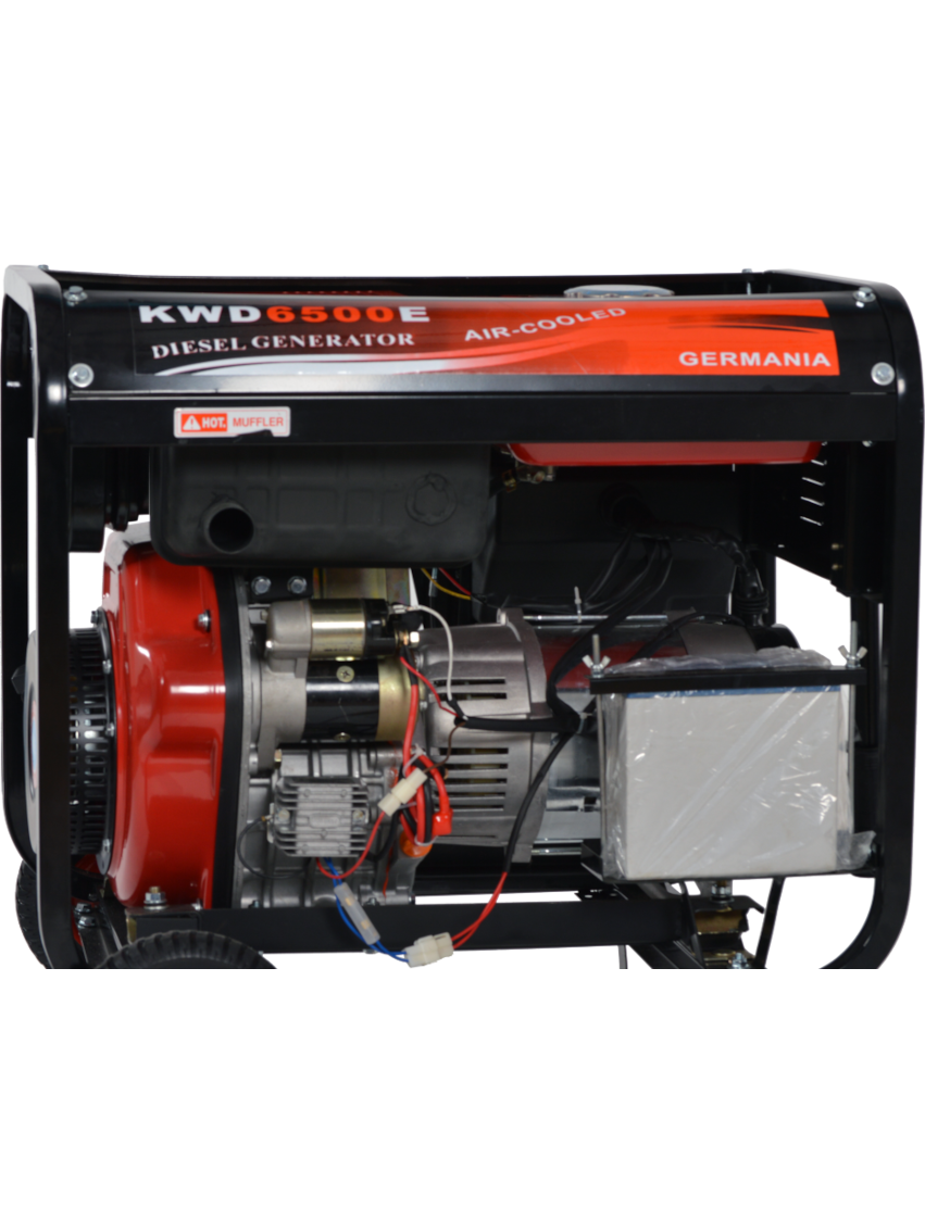 RAFT&DELE KD120 trifazis elektros generatorius 6,5 kW, 12/230/380 V 3 RAFT&DELE KD120 trifazis elektros generatorius 6,5 kW, 12/230/380 V 3