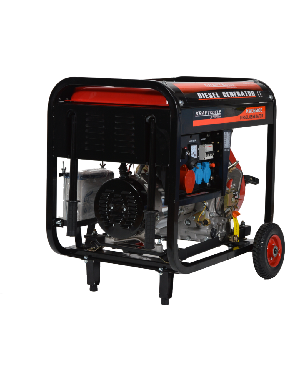 RAFT&DELE KD120 trifazis elektros generatorius 6,5 kW, 12/230/380 V 1 RAFT&DELE KD120 trifazis elektros generatorius 6,5 kW, 12/230/380 V 1