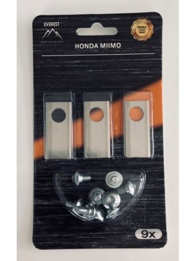 Roboto žoliapjovės peiliukai HONDA - Rinkinys 9 vnt. Roboto žoliapjovės peiliukai HONDA - Rinkinys 9 vnt.