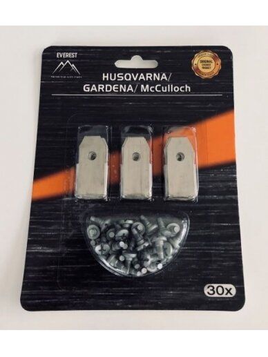 Roboto žoliapjovės peiliukai HUSQVARNA GARDENA 35mm - Rinkinys 30 vnt. Roboto žoliapjovės peiliukai HUSQVARNA GARDENA 35mm - Rinkinys 30 vnt.