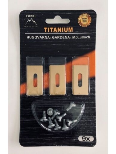 Roboto žoliapjovės peiliukai HUSQVARNA GARDENA 35mm Titanas - Rinkinys 9 vnt. Roboto žoliapjovės peiliukai HUSQVARNA GARDENA 35mm Titanas - Rinkinys 9 vnt.