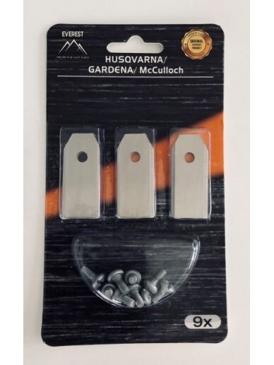 Roboto žoliapjovės peiliukai HUSQVARNA GARDENA 43mm - Rinkinys 9 vnt. Roboto žoliapjovės peiliukai HUSQVARNA GARDENA 43mm - Rinkinys 9 vnt.