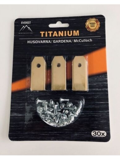 Roboto žoliapjovės peiliukai HUSQVARNA GARDENA 43mm Titanas - Rinkinys 30 vnt. Roboto žoliapjovės peiliukai HUSQVARNA GARDENA 43mm Titanas - Rinkinys 30 vnt.