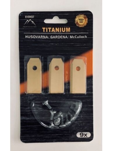 Roboto žoliapjovės peiliukai HUSQVARNA GARDENA 43mm Titanas - Rinkinys 9 vnt. Roboto žoliapjovės peiliukai HUSQVARNA GARDENA 43mm Titanas - Rinkinys 9 vnt.