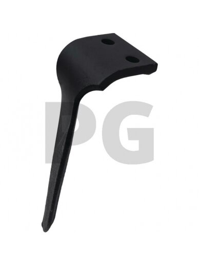 Rotacinių akėčių noragas Dešininis, Padengtas 285 x 90 x 12 mm Rotacinių akėčių noragas Dešininis, Padengtas 285 x 90 x 12 mm