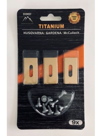 Roboto žoliapjovės peiliukai HUSQVARNA GARDENA 35mm Titanas - Rinkinys 9 vnt.