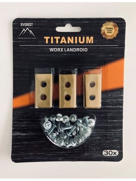 Roboto žoliapjovės peiliukai WORX Titanas - Rinkinys 30 vnt.