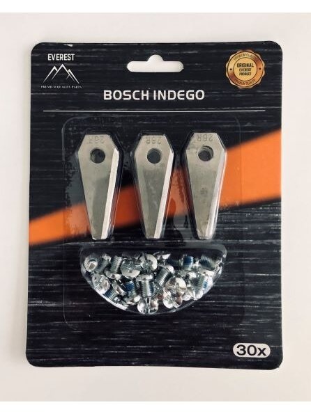 Roboto žoliapjovės peiliukai BOSCH - Rinkinys 30 vnt.