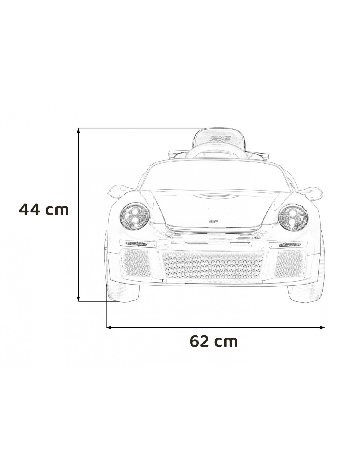 RUF CTR3 baltos spalvos Elektromobilis vaikams 19 RUF CTR3 baltos spalvos Elektromobilis vaikams 19