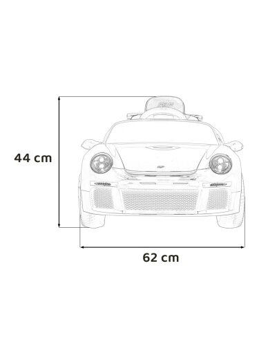 RUF CTR3 baltos spalvos Elektromobilis vaikams 19