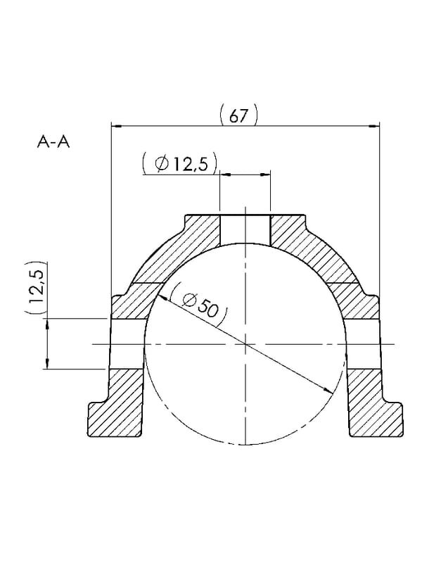 Rutulinė jungtis 3000 kg 50/51 mm 3