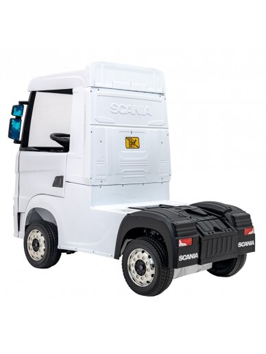 Scania R-SERIE Elektromobilis vaikams Balta 4 Scania R-SERIE Elektromobilis vaikams Balta 4