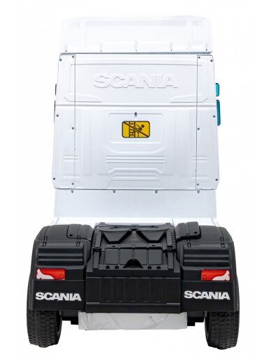 Scania R-SERIE Elektromobilis vaikams Balta 5 Scania R-SERIE Elektromobilis vaikams Balta 5