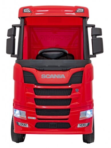 Scania R-SERIE Elektromobilis vaikams Raudona Scania R-SERIE Elektromobilis vaikams Raudona