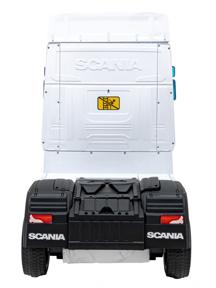 Scania R-SERIE Elektromobilis vaikams Balta 5 Scania R-SERIE Elektromobilis vaikams Balta 5